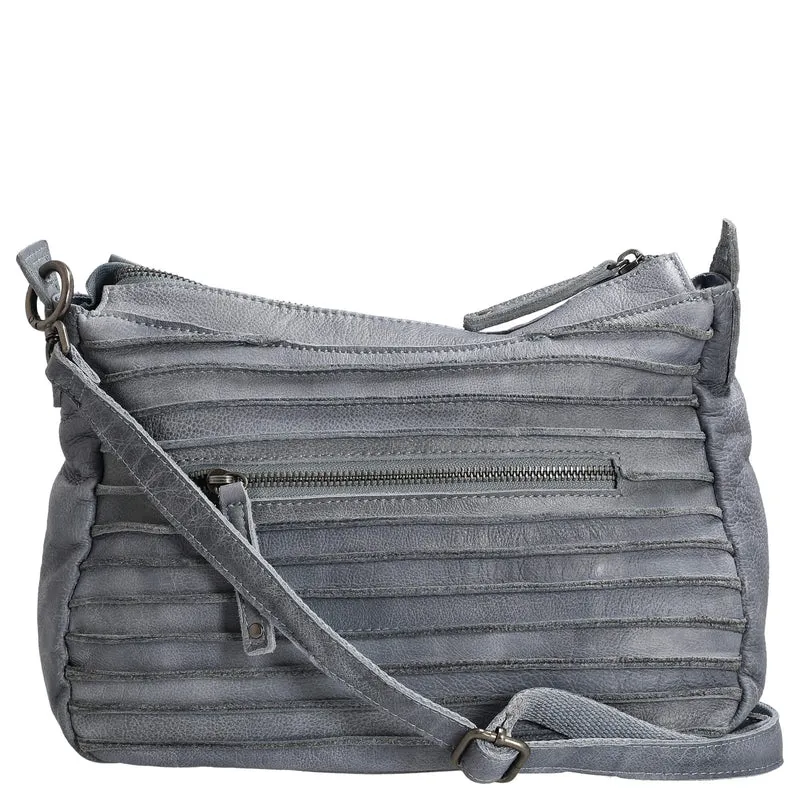 FREDsBRUDER Riffel Likely - Umhängetasche 30 cm (sky blue)