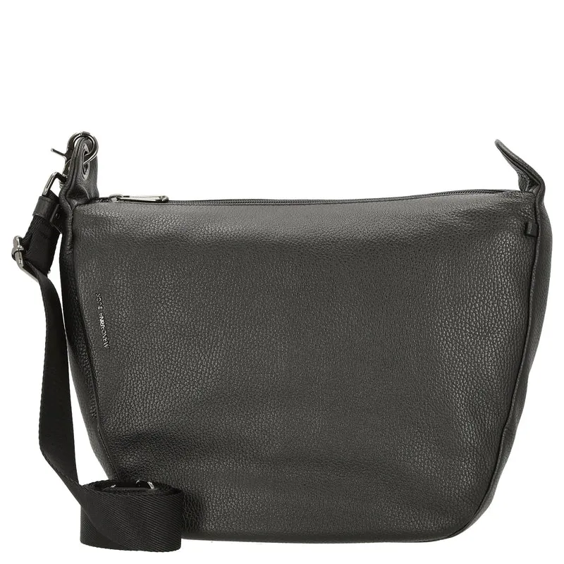 Mandarina Duck Mellow Leather - Umhängetasche 34 cm (nero)