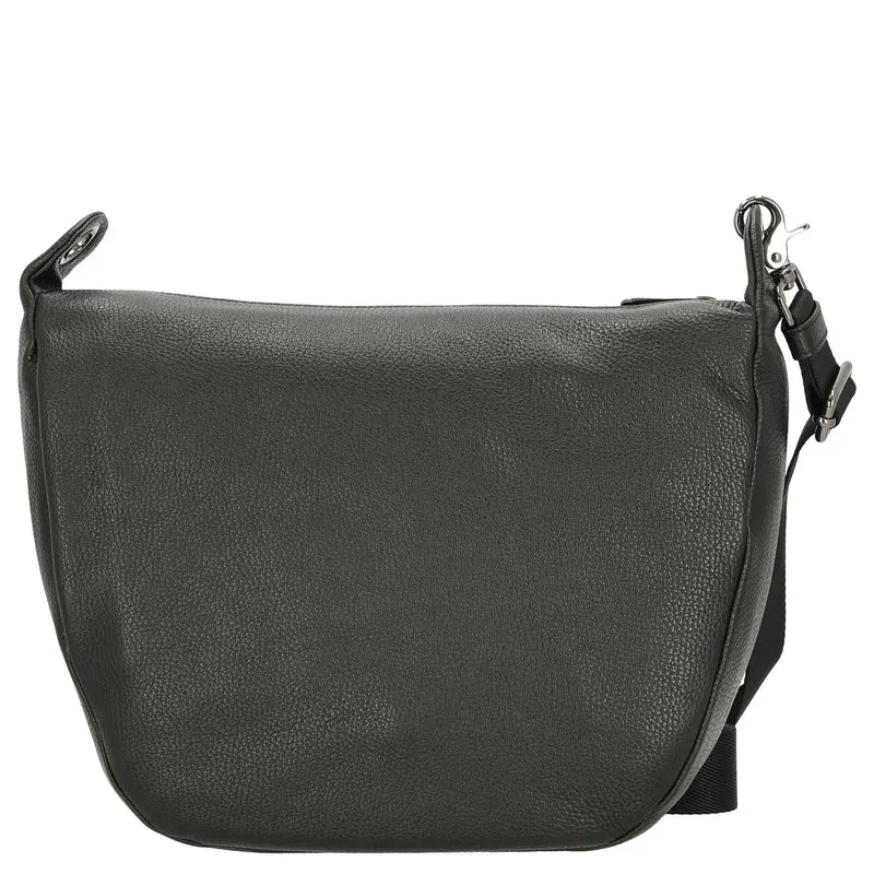 Mandarina Duck Mellow Leather - Umhängetasche 34 cm (nero)