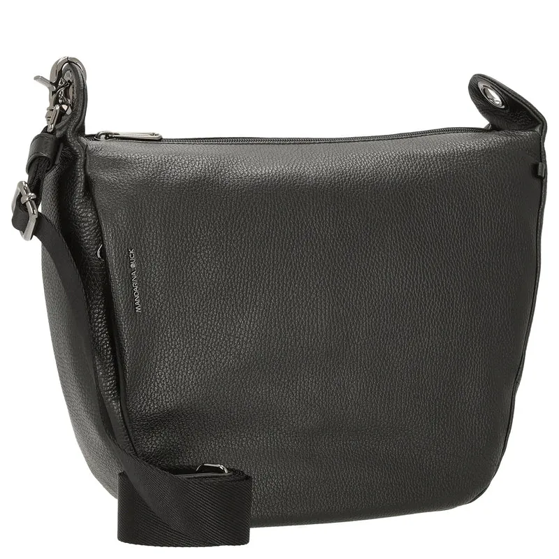 Mandarina Duck Mellow Leather - Umhängetasche 34 cm (nero)