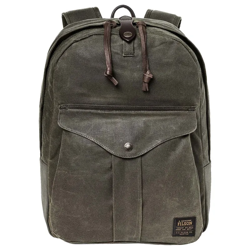 Filson Journeyman Oil Finish - Rucksack 15" 44.5 cm (otter green)