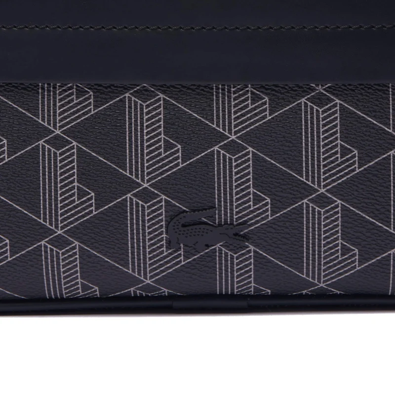 Lacoste The Blend Reporter - Umhängetasche 24 cm (monogram noir gris)