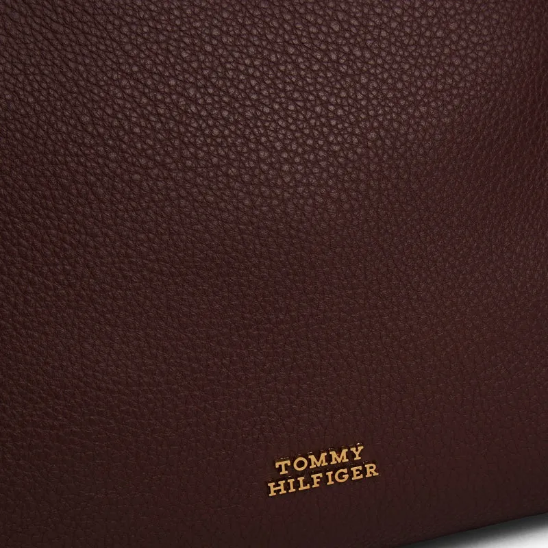 Tommy Hilfiger City Leather - Schultertasche 29 cm (rich walnut)