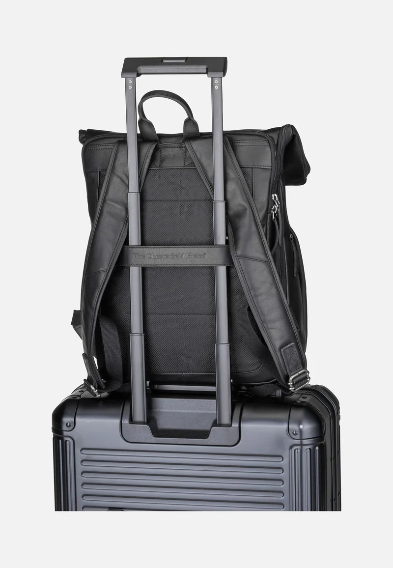 Savona 0322 Black - Rolltop Rucksack