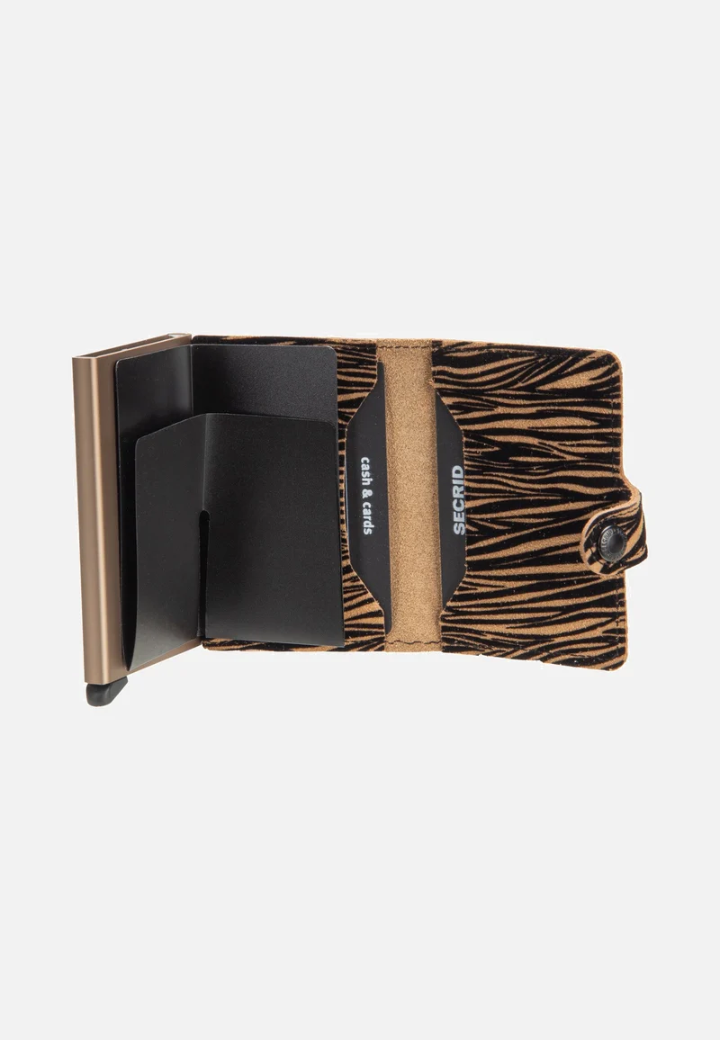 Miniwallet Zebra Beige - Portemonnaie