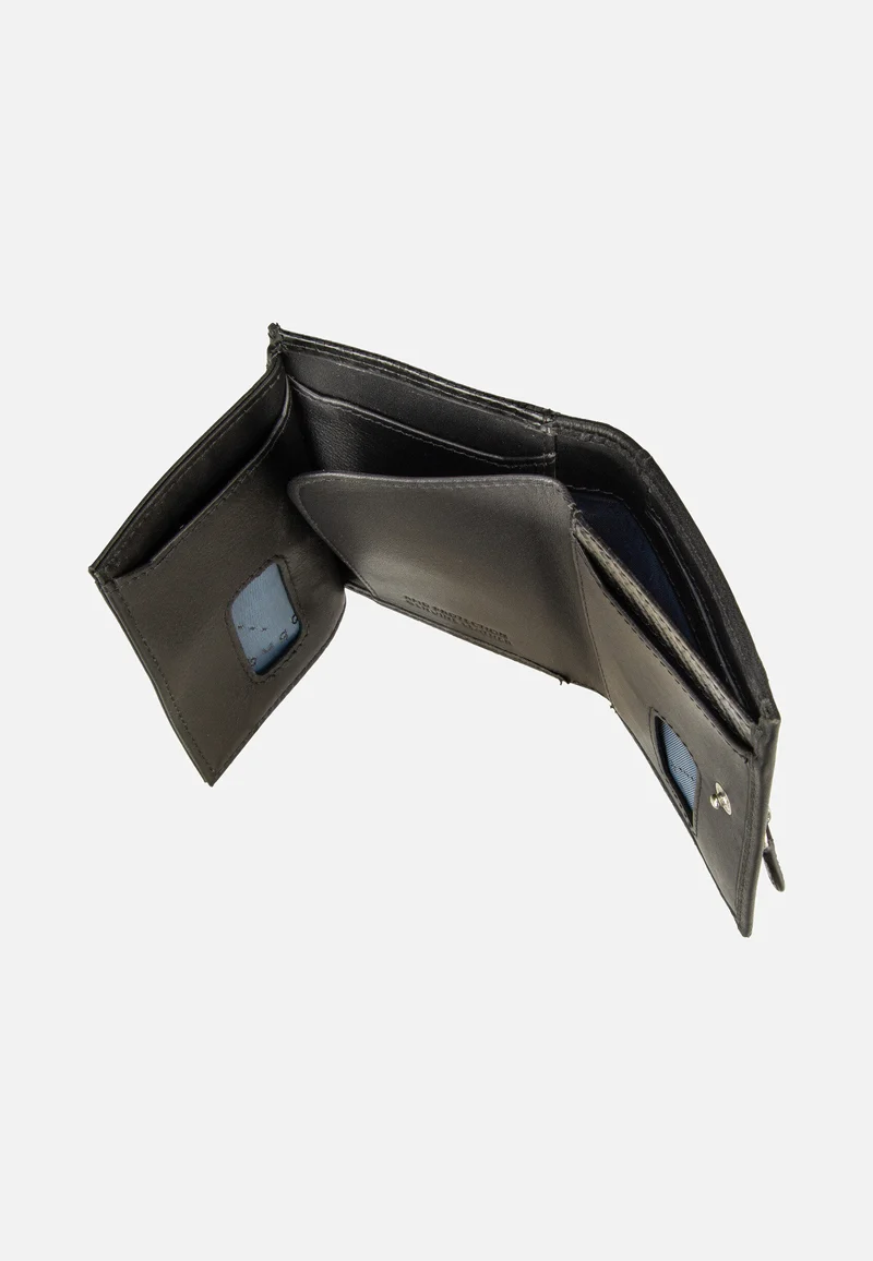 Secure Slim Mini Zip Special 1485C Schwarz - Portemonnaie