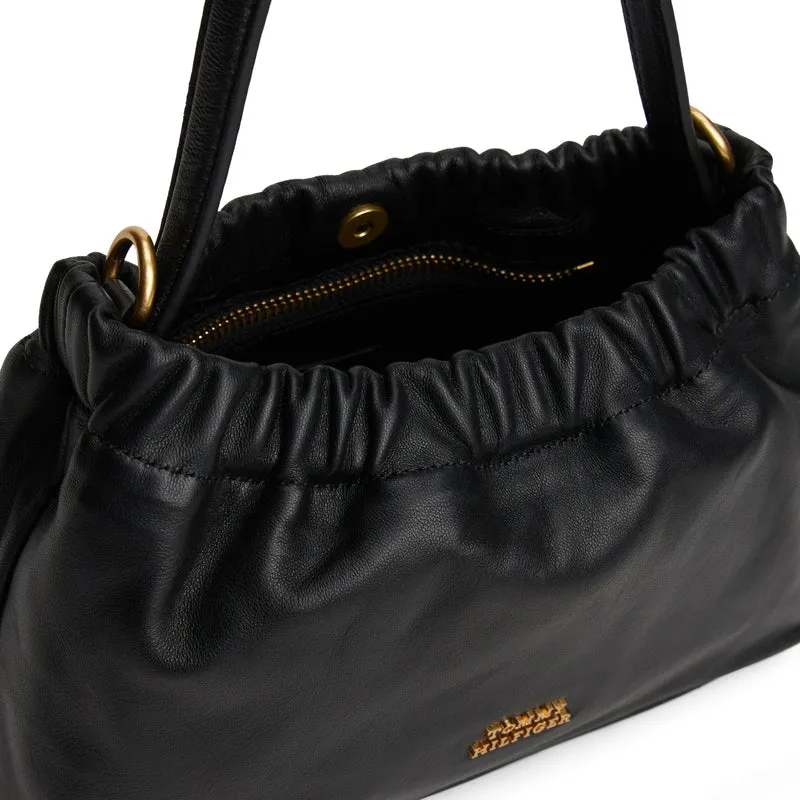 Tommy Hilfiger Soft Leather - Umhängetasche 22 cm (black)
