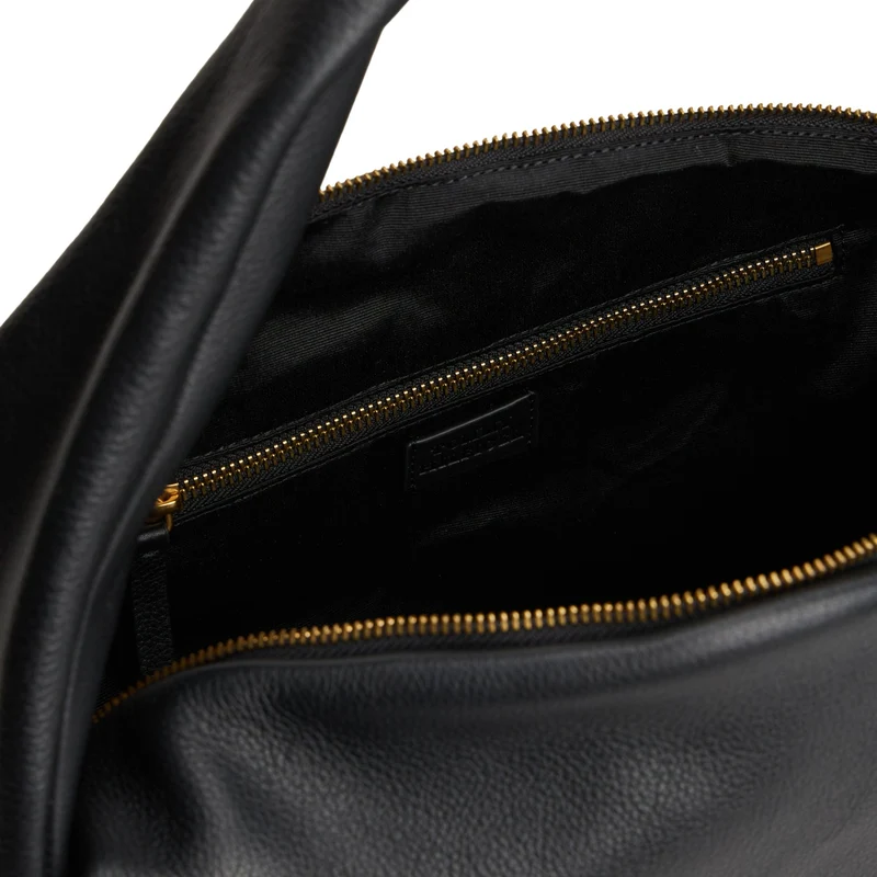 Tommy Hilfiger City Leather Hobo - Schultertasche 36 cm (black)