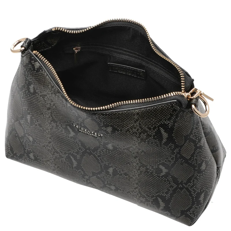 Seidenfelt Lilleby Midi - Umhängetasche 24.5 cm (reptile dark green)