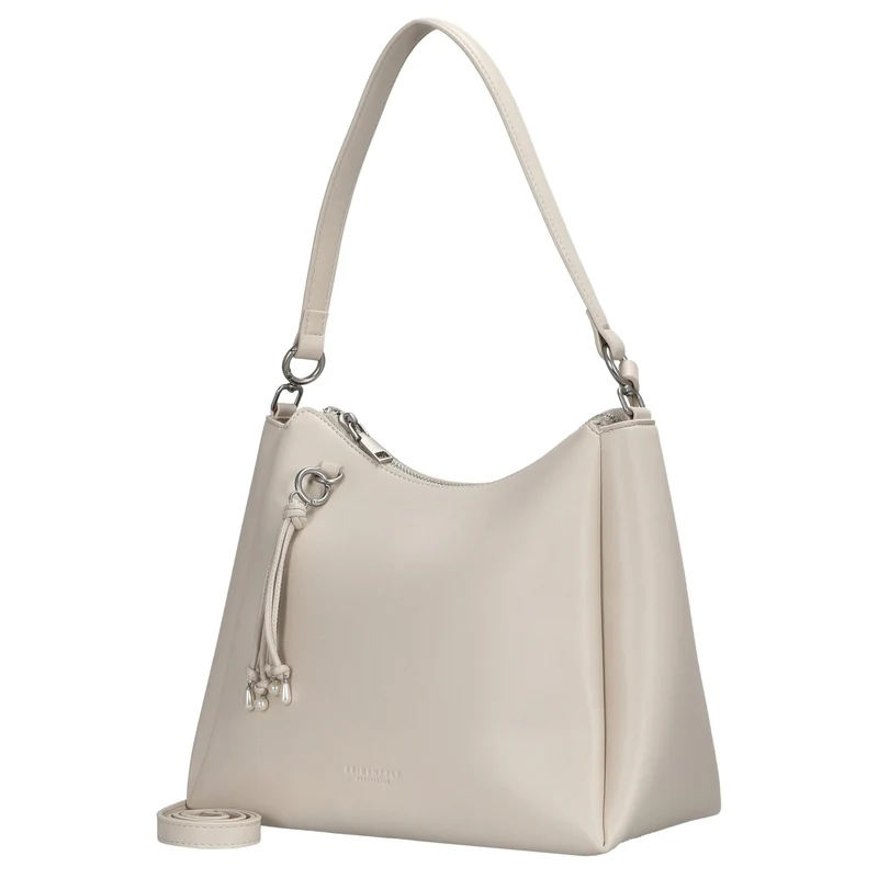 Seidenfelt Sandve Midi Hobo - Schultertasche 31 cm (cream)