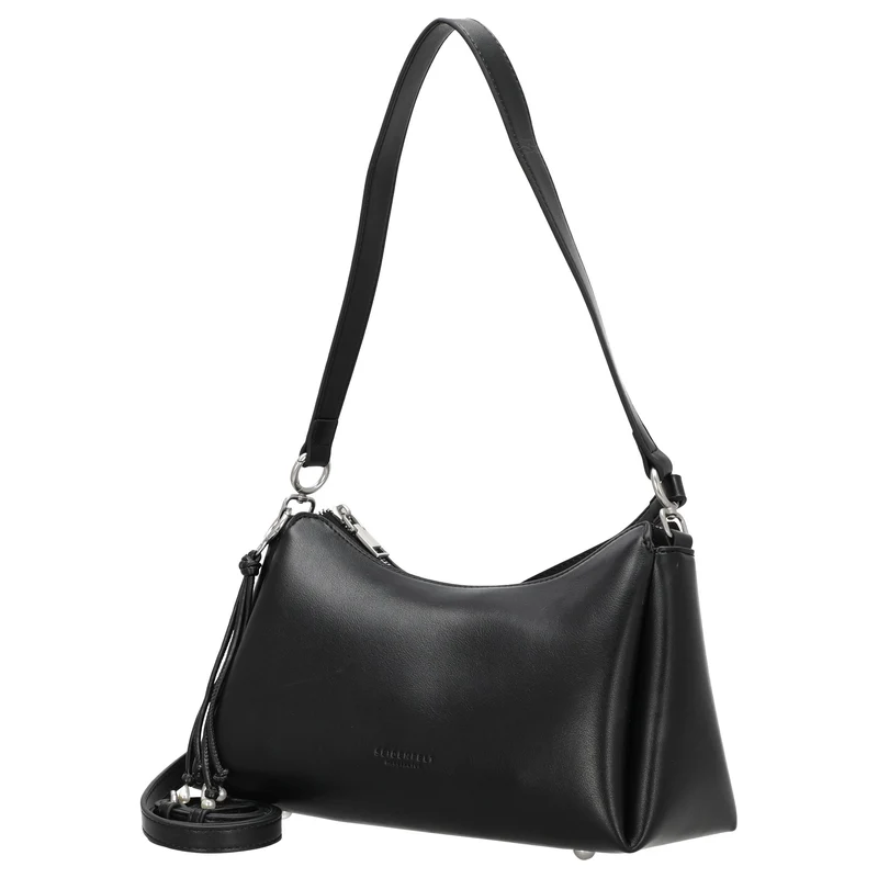 Seidenfelt Sandve - Schultertasche 29 cm (black)