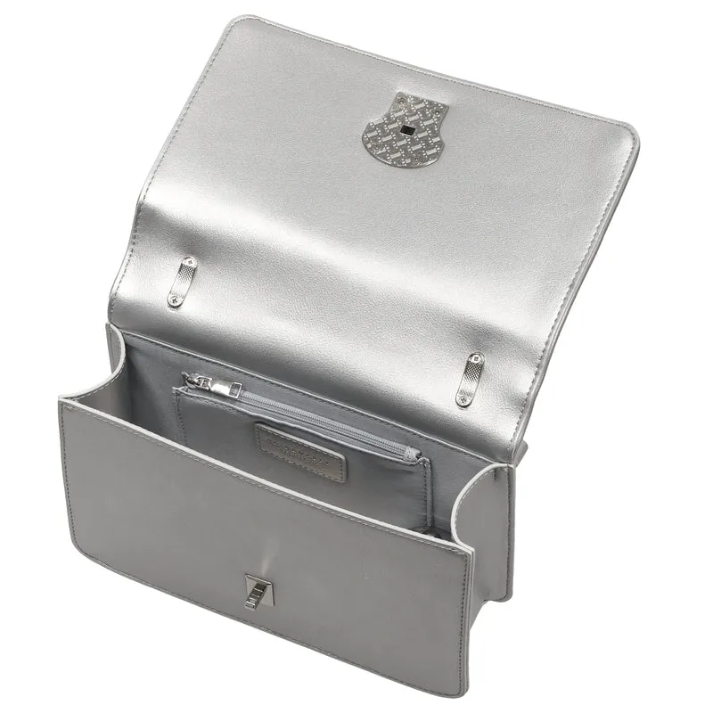Seidenfelt Seljord - Henkeltasche 23.5 cm (silver)