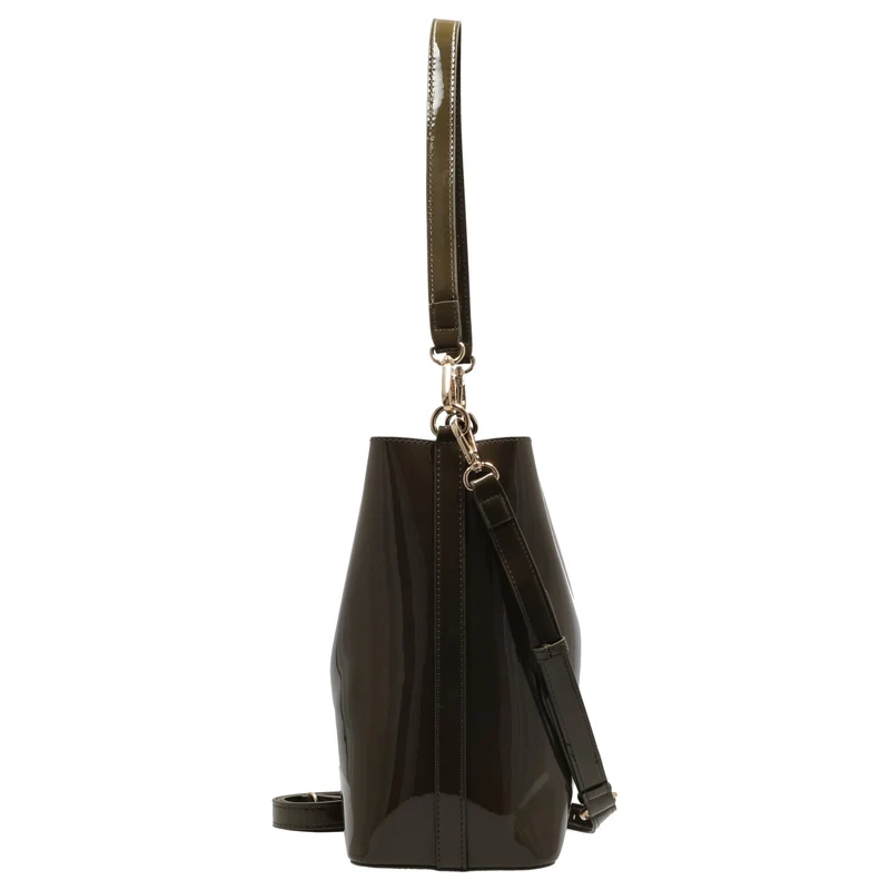 Seidenfelt Grenaa Hobo - Schultertasche 27 cm (khaki)