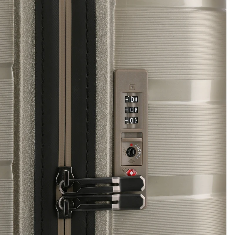 Travelite Air Base Slim - 4-Rollen-Kabinentrolley S 55 cm (champagne)
