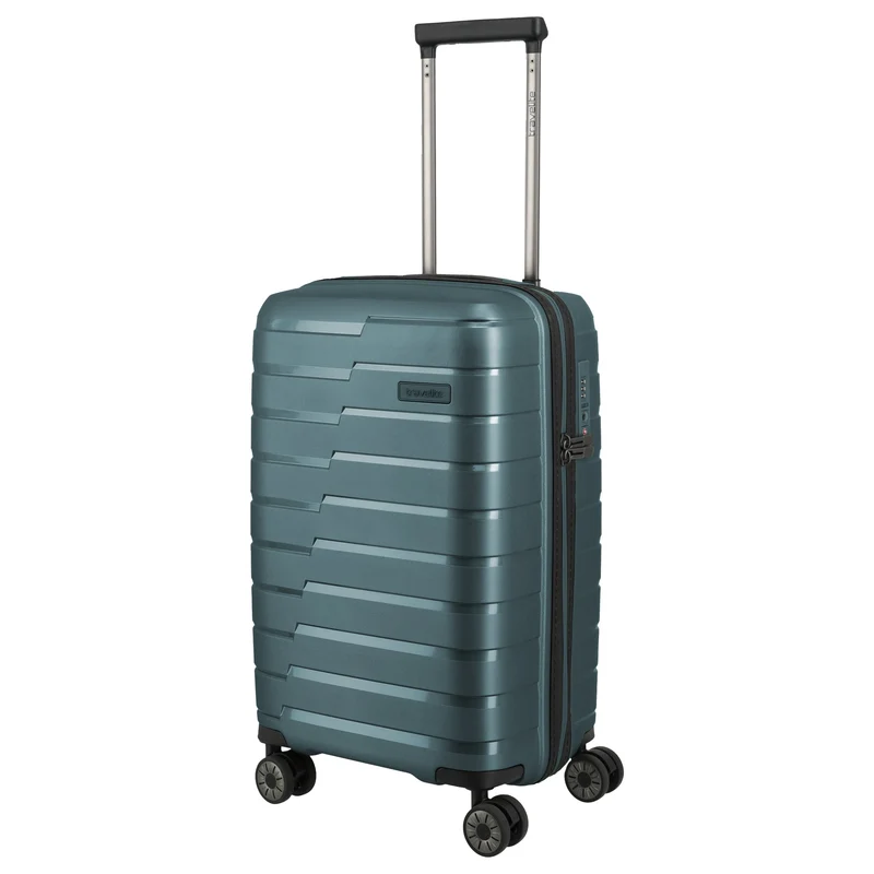 Travelite Air Base Slim - 4-Rollen-Kabinentrolley S 55 cm (ice blue)