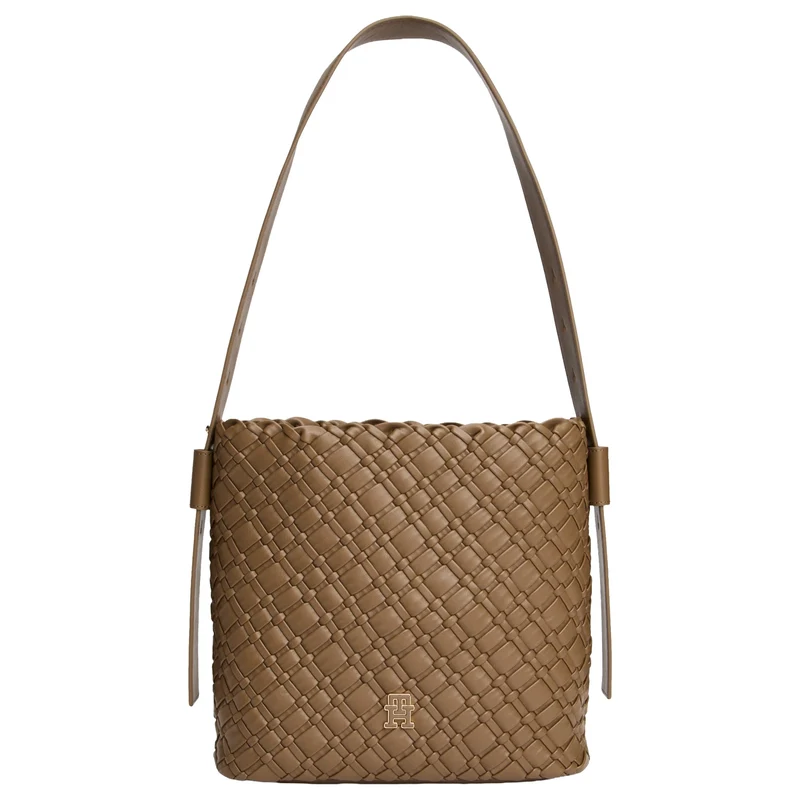 Tommy Hilfiger Braided - Schultertasche 29 cm (nordic taupe)