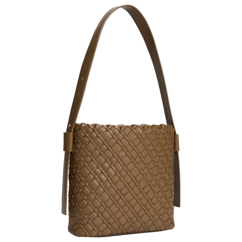 Tommy Hilfiger Braided - Schultertasche 29 cm (nordic taupe)
