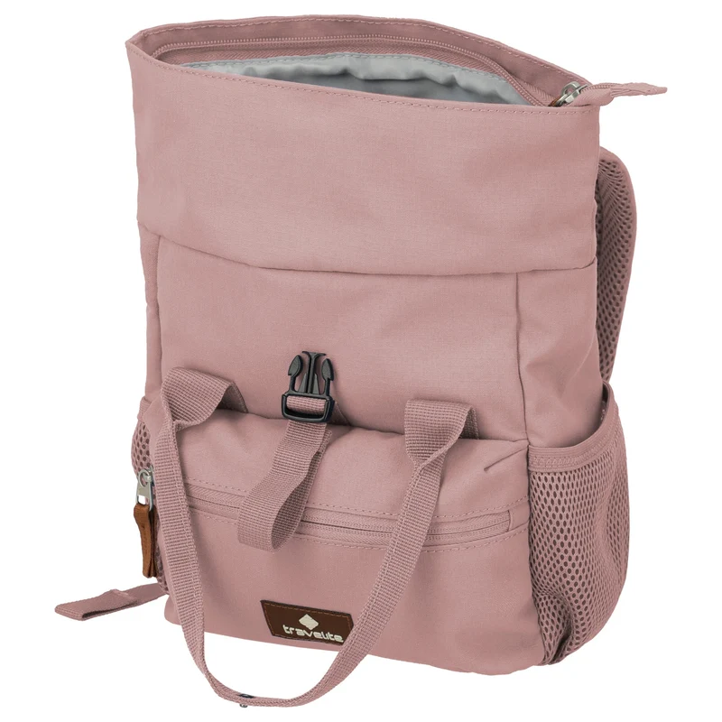 Travelite Basics Rollup - Rucksack 27 cm (smoky rose)