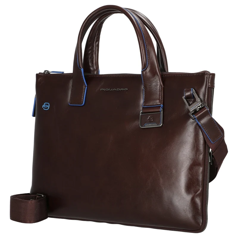 Piquadro Blue Square - Laptoptasche 14" 37 cm (mahogany)
