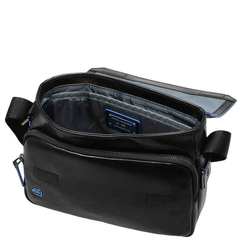 Piquadro Blue Square - Umhängetasche 23 cm (black)