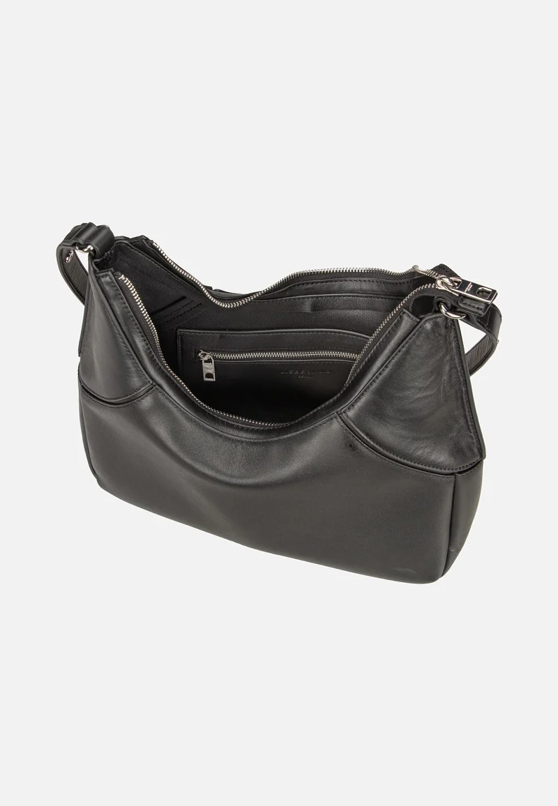 Lilly S Soft Nappa Black - Hobo Bag
