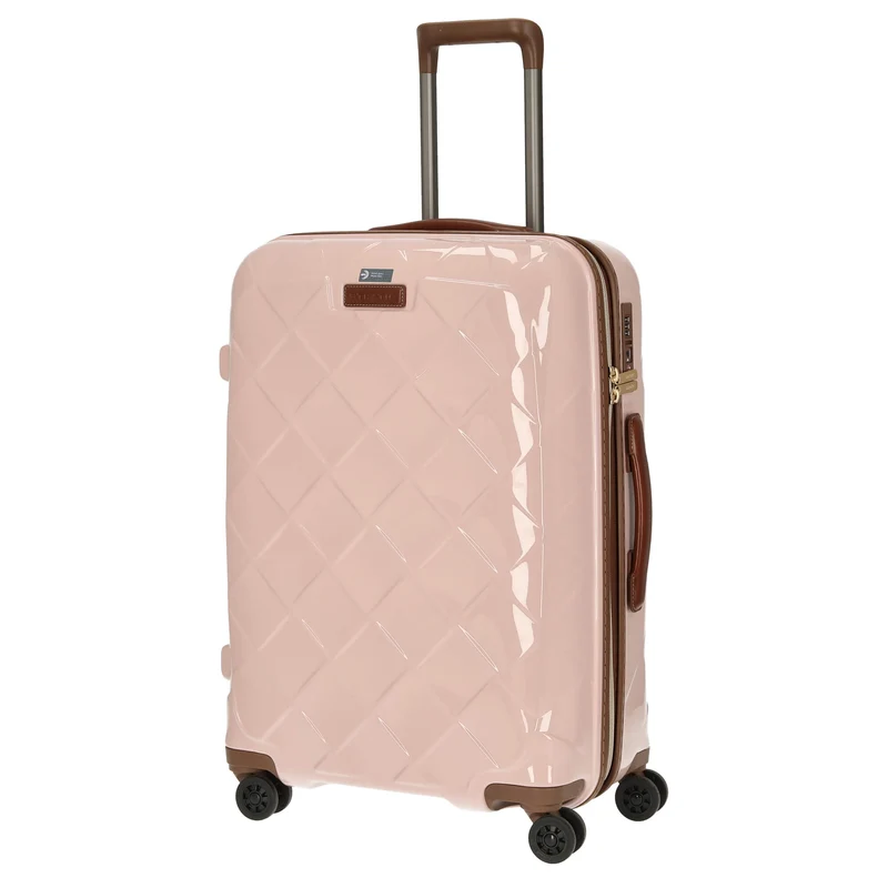 Stratic Leather and More - 4-Rollen-Trolley 66 cm M (rose)