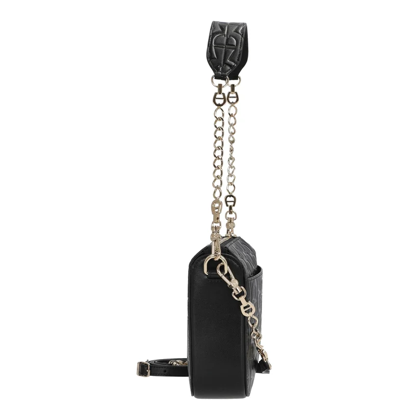 Aigner Pria - Schultertasche 21 cm XS (black)