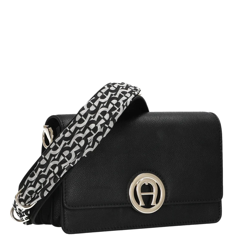 Aigner Livia - Umhängetasche + Tuch 20 cm S (black)