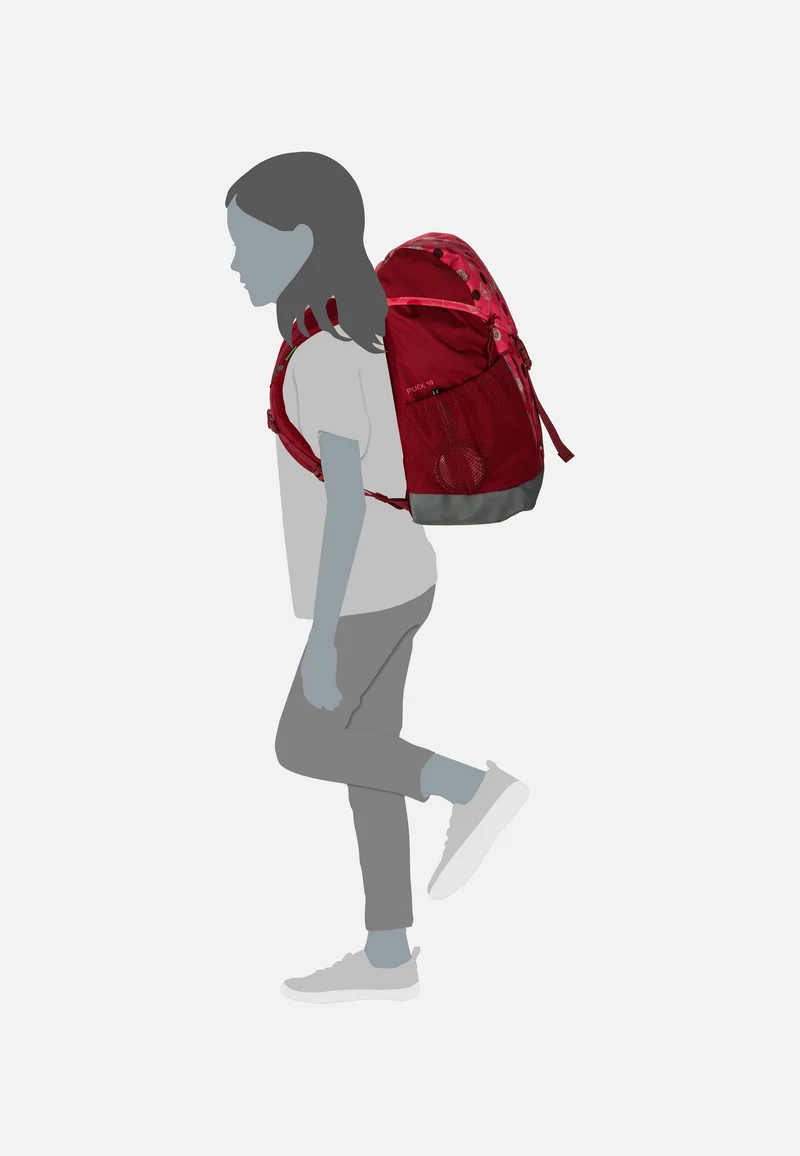 Puck 10 Bright Pink/Cranberry - Rucksack