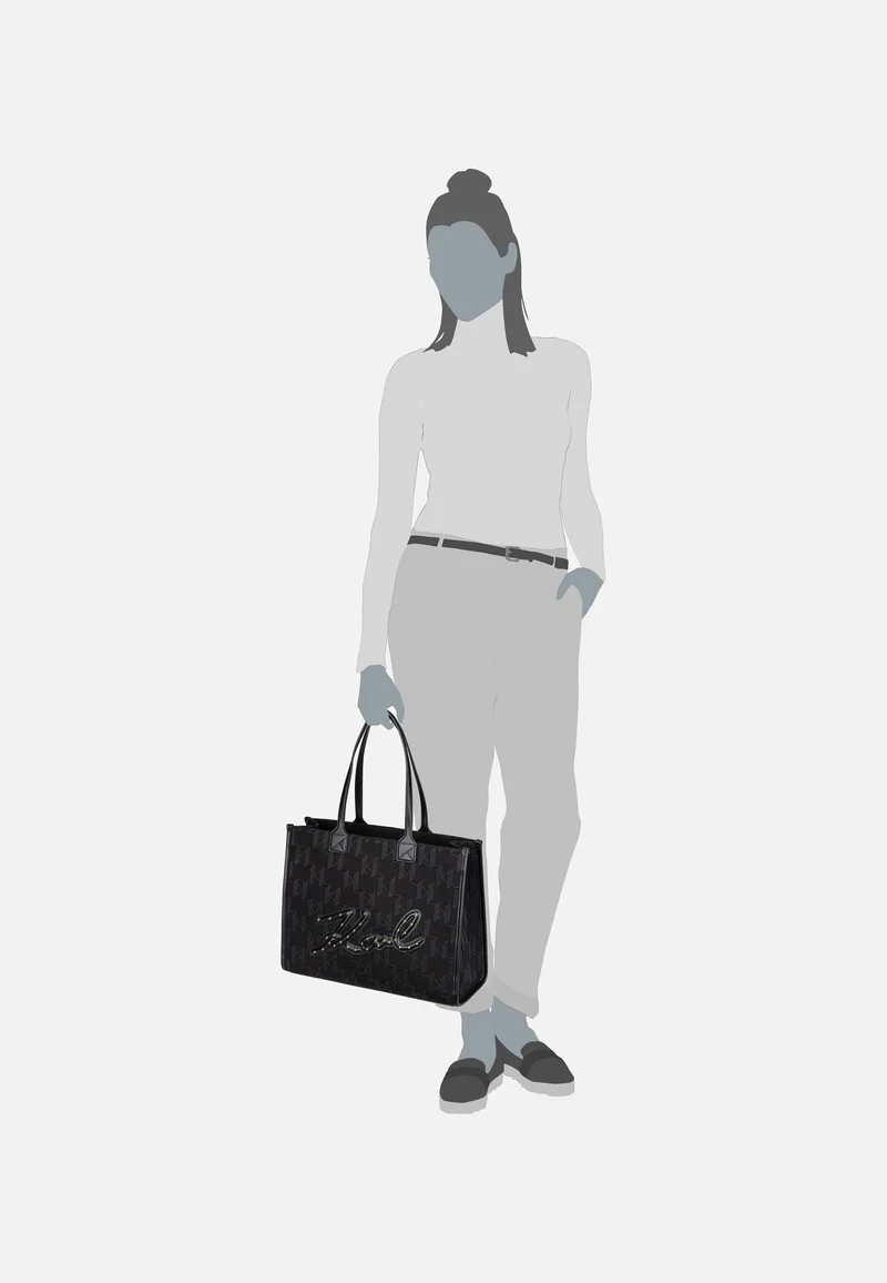 K/Skuare SP LG Monogram Black - Shopper