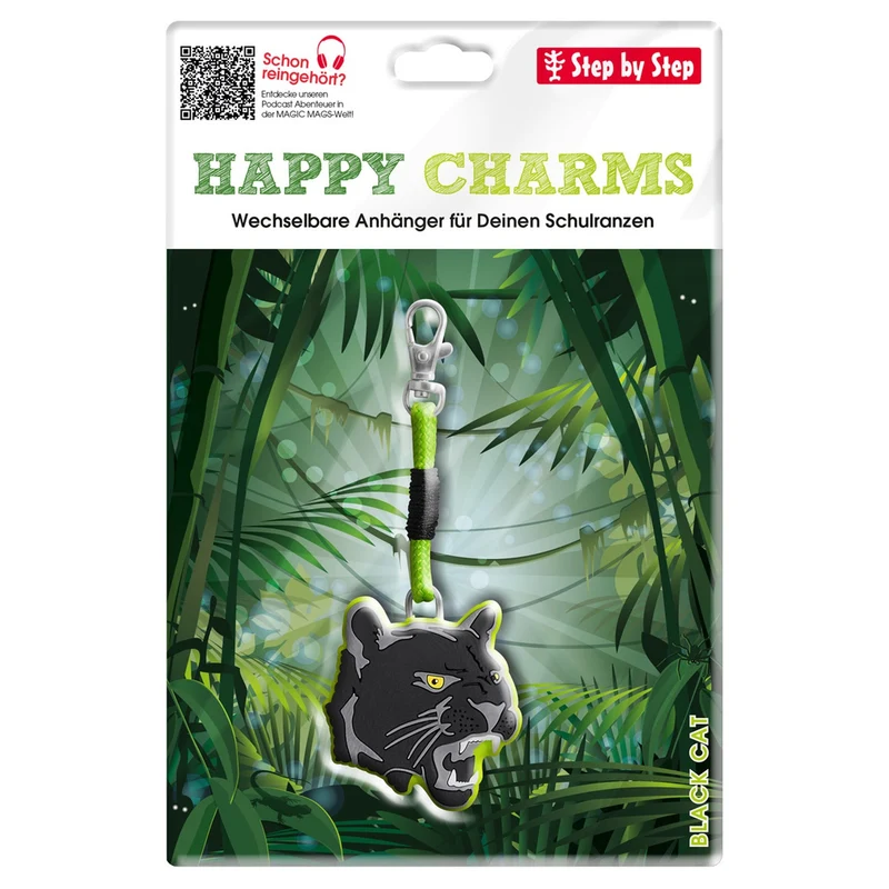 Step by Step HAPPY Charms - Anhänger (Black Cat)