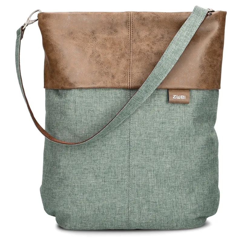 zwei Olli OR12 - Umhängetasche/Rucksack 34 cm (eucalyptus)