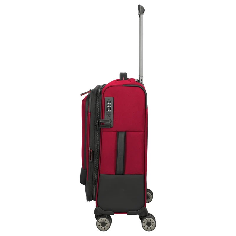 Travelite Crosslite - 4-Rollen-Kabinentrolley S 55 cm erw. (red)