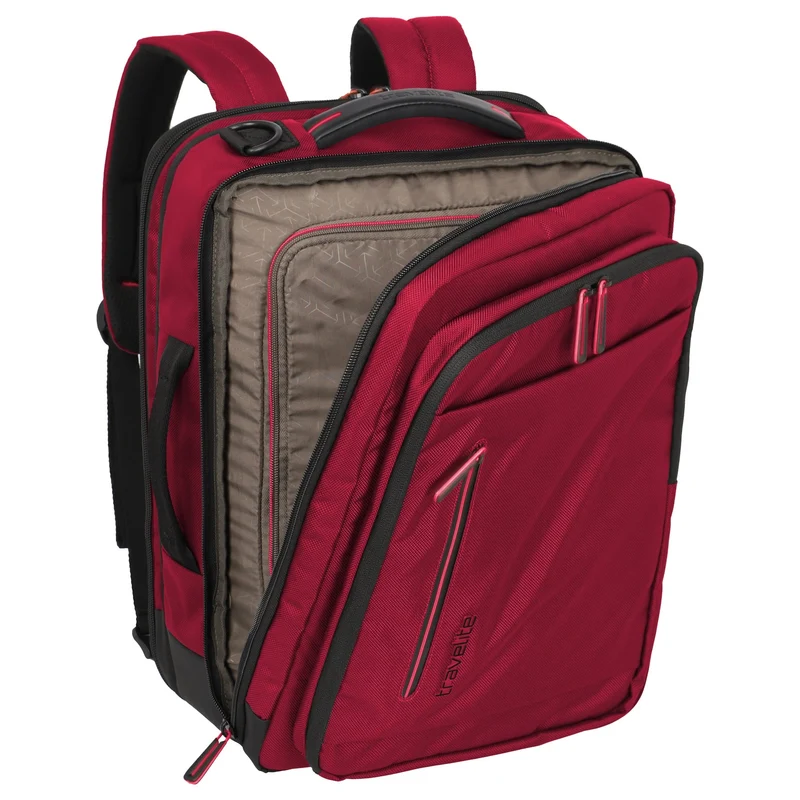 Travelite Crosslite - Bordtasche/Rucksack 43 cm (red)