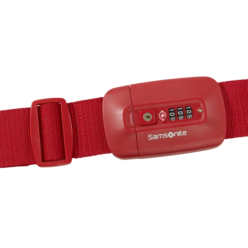Samsonite Ta Revolution Strap/TSA Lock - Koffergurt 180 cm (red)