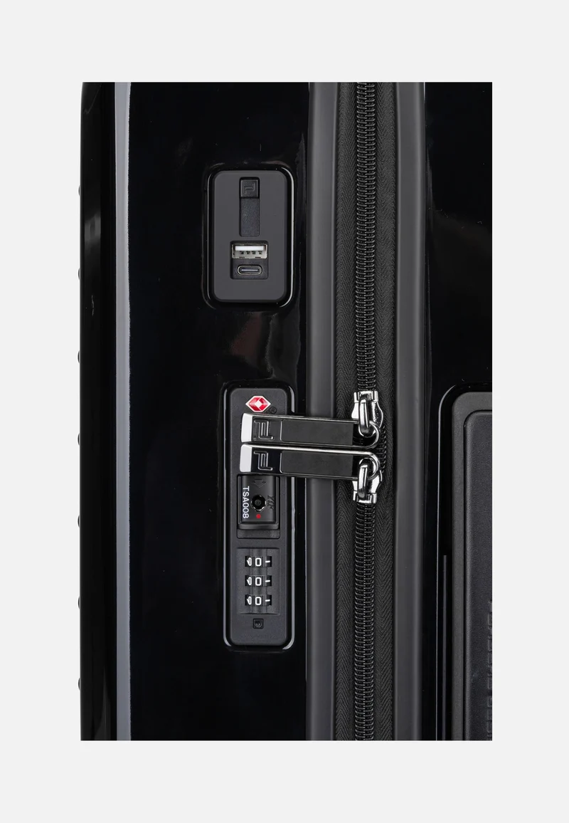 Roadster 4W Trolley S Shiny Black - Koffer