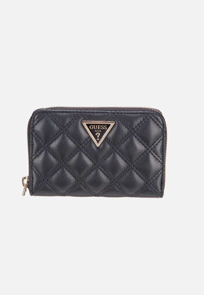 Giully II Slg Med Zip Around Black - Portemonnaie