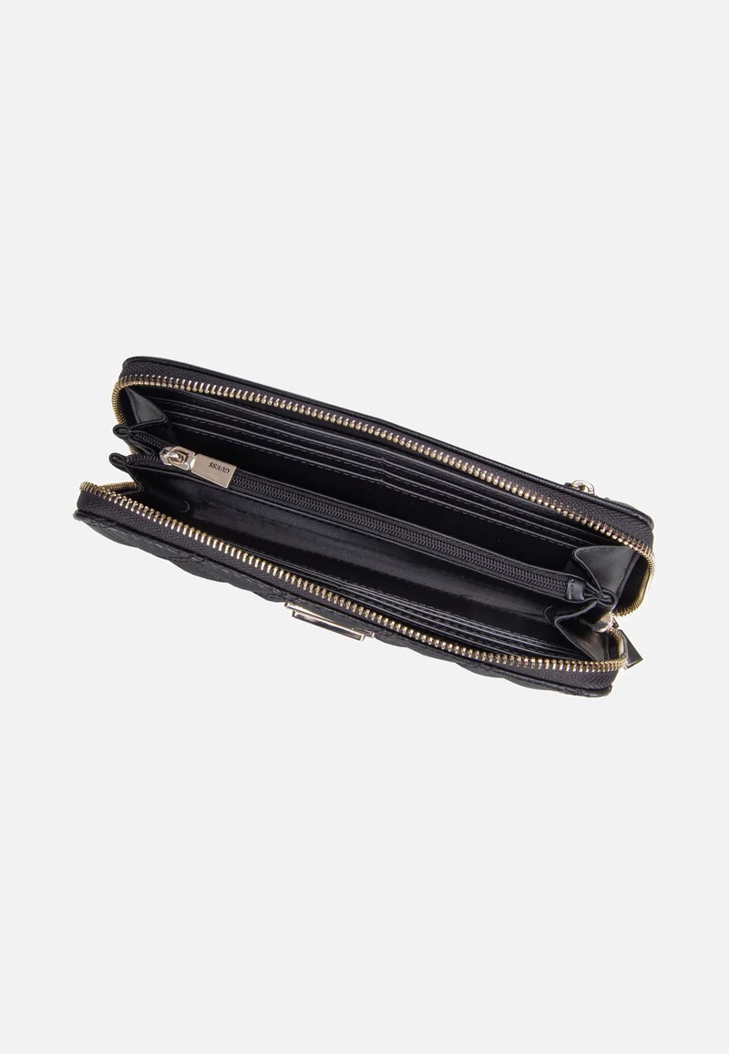 Giully II Slg Large Zip Around Black - Portemonnaie