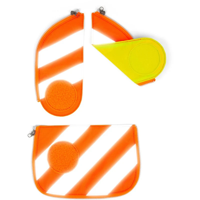 Ergobag Zubehör Cubo Light - Sicherheitsset 3tlg. (bis Modell 2018) (orange)