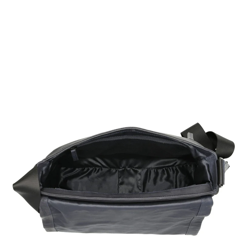 Leonhard Heyden Den Haag - Umhängetasche L Leder 13" 39 cm (blau)