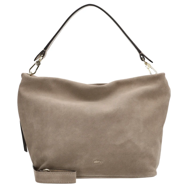 abro Ebony Suede - Beuteltasche 28 cm (siena)