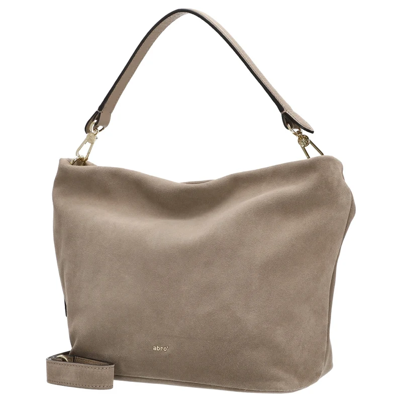 abro Ebony Suede - Beuteltasche 28 cm (siena)