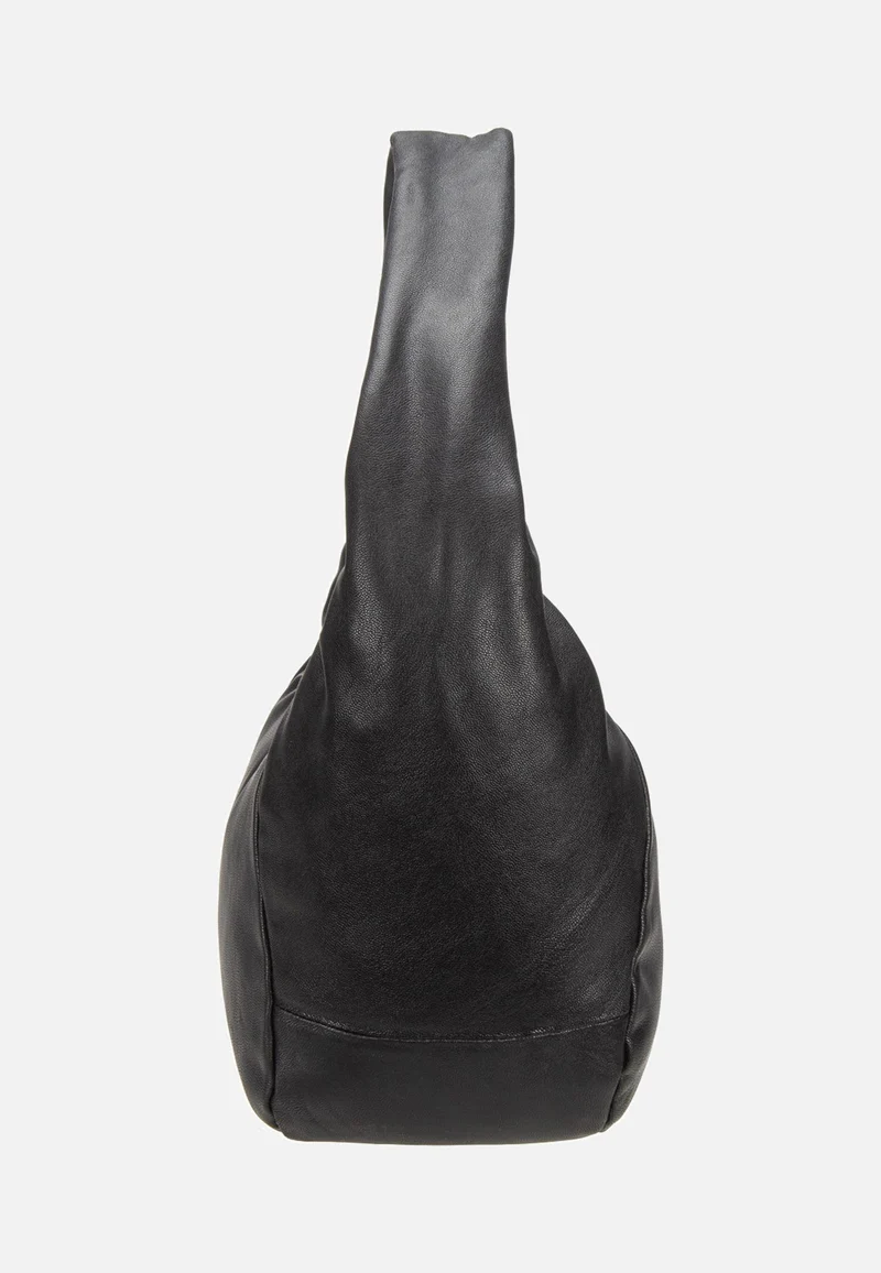 Farrah Hobo M Vintage Goat Black - Hobo Bag
