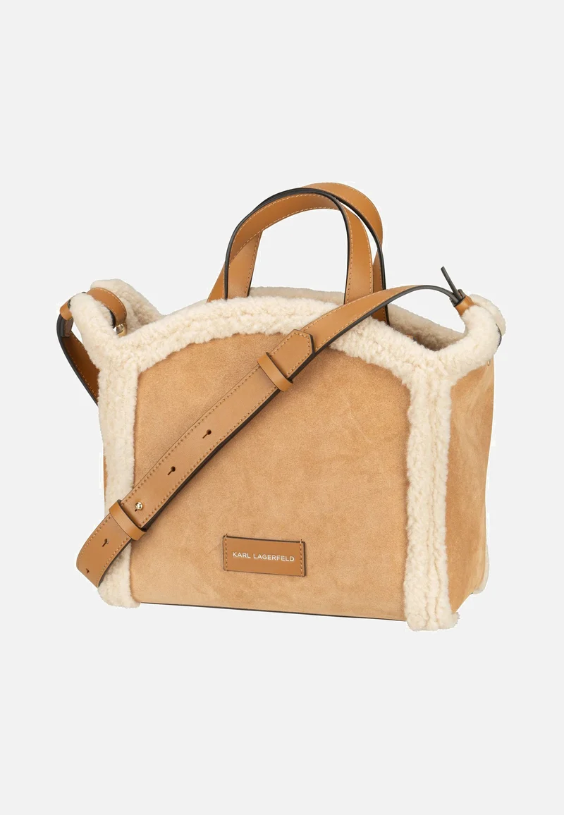 K/ circle SM Tote Shearling Caramel - Tote Bag
