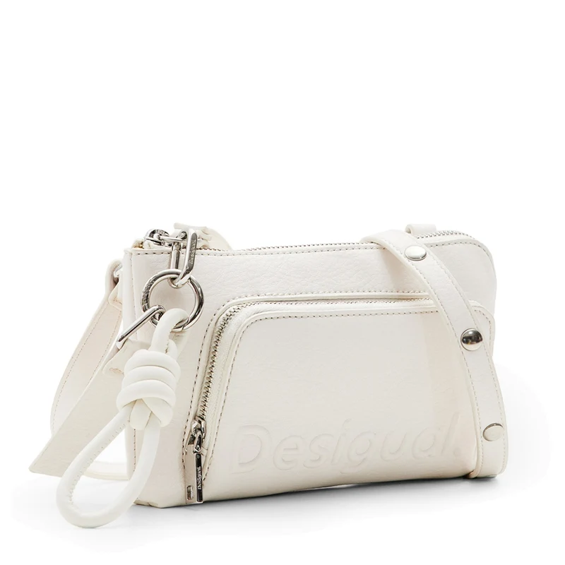 Desigual Half Logo 24 Lisa - Umhängetasche 20 cm (white)