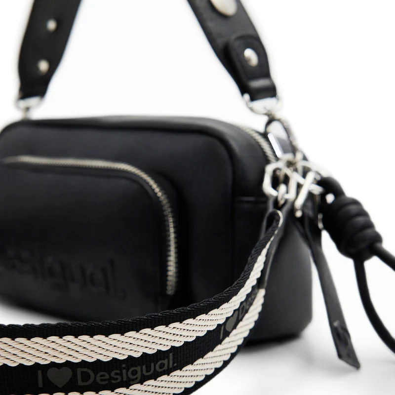 Desigual Half Logo - Umhängetasche 22 cm (black)