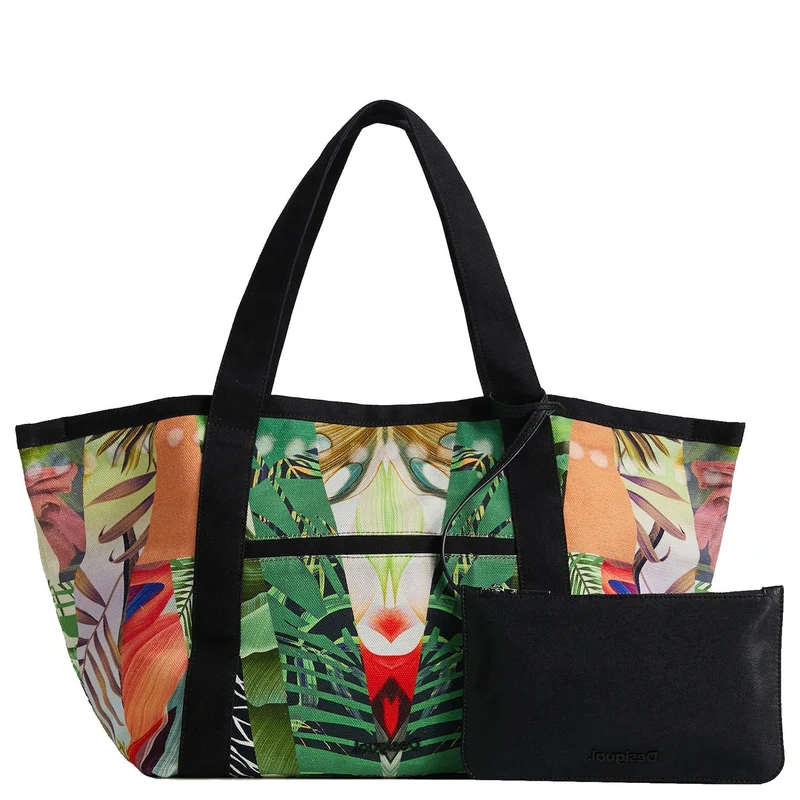 Desigual Bols Urban Beach Merida Rev - Shopper 57 cm (musgo)