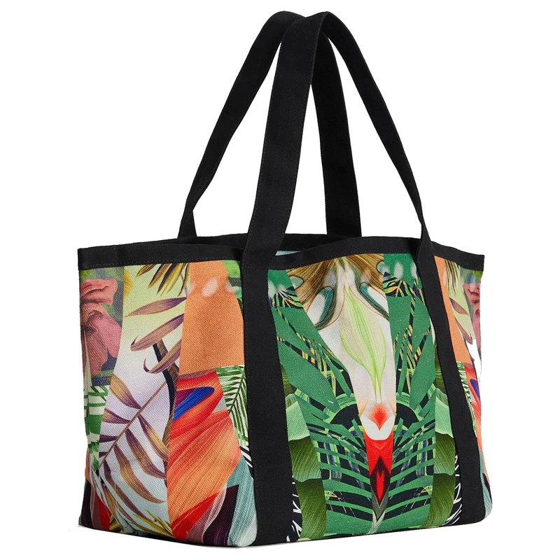 Desigual Bols Urban Beach Merida Rev - Shopper 57 cm (musgo)