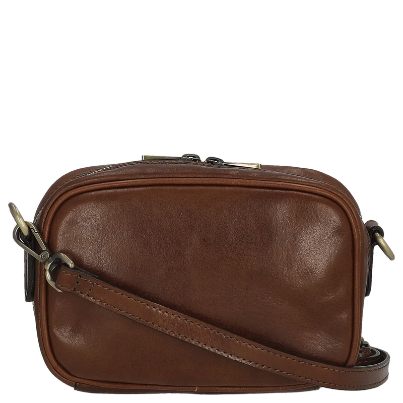 Chiarugi Classic - Umhängetasche Mini 20 cm (braun)