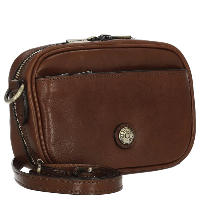 Chiarugi Classic - Umhängetasche Mini 20 cm (braun)